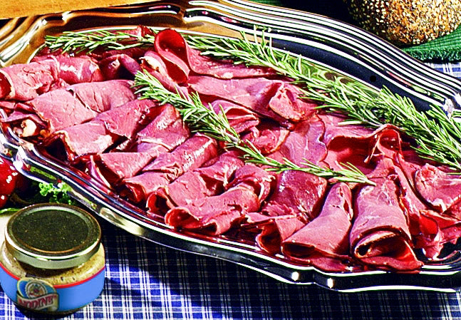 C22-Sweet Cured Beef Thin Sliced-2 Half pound packages