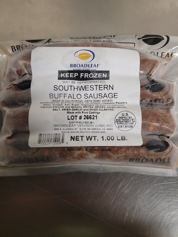 Southwestern Bison Sausage